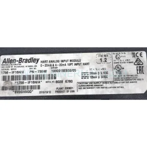 Allen-Bradley 1756-IF16H/A | HART Analog Input Module ControlLogix