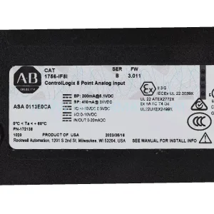 Allen-Bradley 1756-IF8I/A Isolated Analog Input Module | ControlLogix