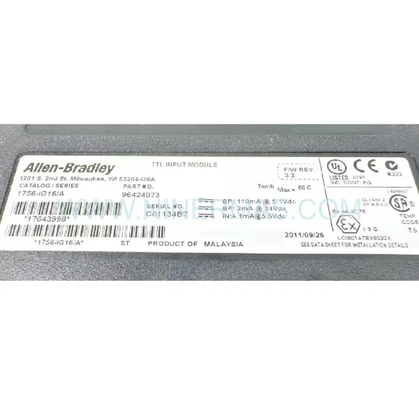 Original Allen-Bradley (Rockwell) 1756-IG16 - Industrial Spare Parts