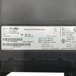 Allen-Bradley 1756-IRT8I/A ControlLogix 8-Ch Isolated RTD/Thermocouple Input Module