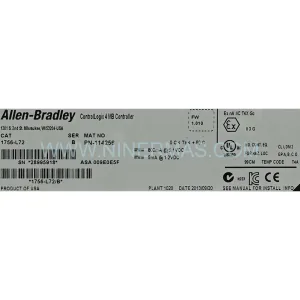 Allen-Bradley 1756-L72/B ControlLogix PAC | Industrial Safety & Performance Component