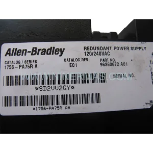 1756-PA75R/A Allen-Bradley ControlLogix Redundant AC Power Supply | Original Spare Parts