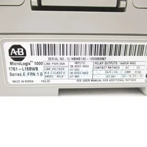 Allen-Bradley 1761-L16BWB MicroLogix 1000 PLC (Allen-Bradley) – New & Original in Stock