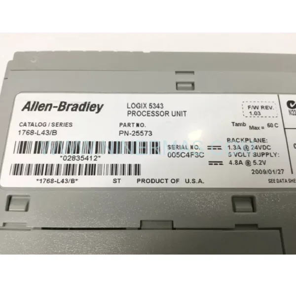 Original Allen-Bradley (Rockwell) 1768-L43-B - Industrial Spare Parts