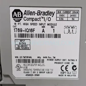 Original Allen-Bradley (Rockwell) 1769-IQ16F - Industrial Spare Parts