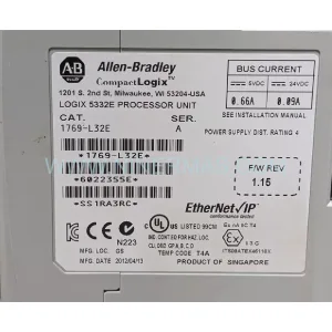 1769-L32E/A Allen-Bradley CompactLogix 750KB EtherNet/IP Controller — Original Spare Parts