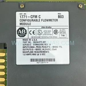 Allen-Bradley 1771-CFM Flowmeter Module | New & Original in Stock