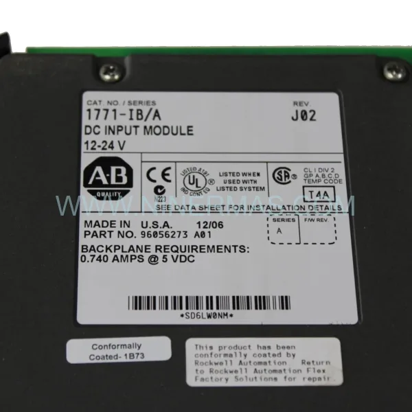 Allen-Bradley 1771-IB/A DC Input Module (Rockwell) — New & Original in Stock