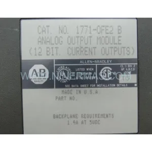 Buy Allen-Bradley 1771-OFE2/B Analog Output Module | New Original