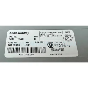 Allen-Bradley 1791-16AC | AC Input Module for Industrial Control