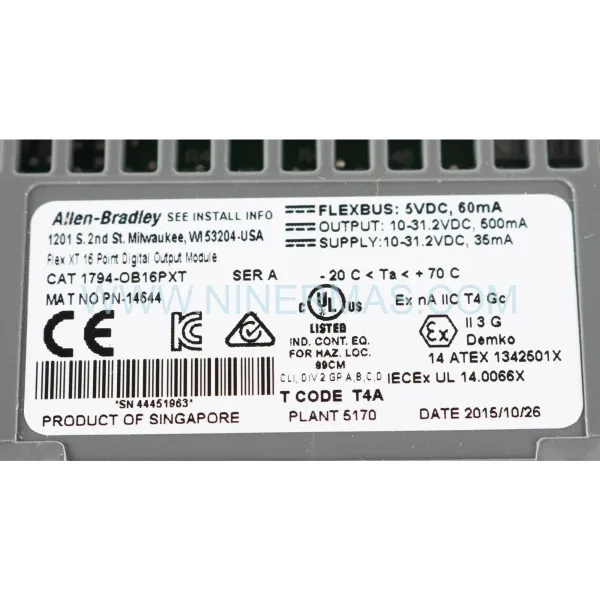 Allen-Bradley 1794-OB16PXT | FLEX I/O Retrofit & Modernization Module