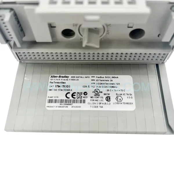 1794-TB3GS Allen-Bradley Flex I/O Grounded Spring Clamp Terminal Base | Original Spare Parts