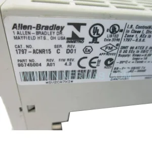 Allen-Bradley 1797-ACNR15/C ControlNet Redundant Adapter for Flex Ex Retrofit