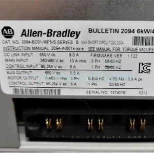 Original Allen-Bradley (Rockwell) 2094-BC01-MP5-S - Industrial Spare Parts