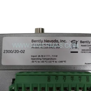 Original Bently Nevada 2300/20-02 Spare Part Component