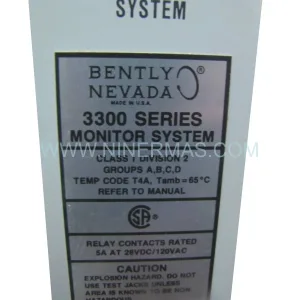 Original Bently Nevada 3300/10-01-02-01 Spare Part Component