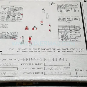 Original Bently Nevada 3300/16-01-01-02-00-00-00 Spare Part Component
