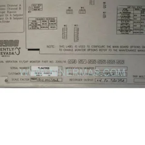Original Bently Nevada 3300/16-02-01-00-00 Spare Part Component