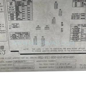 Original Bently Nevada 3300/16-02-01-02-00-00-00 Spare Part Component