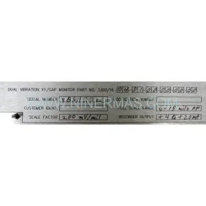 Original Bently Nevada 3300/16-04-01-00-00-00-00 Spare Part Component