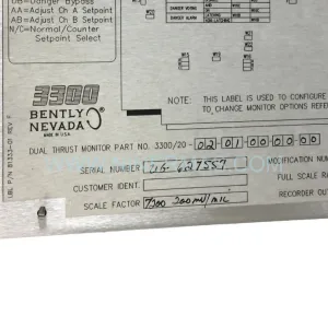 Original Bently Nevada 3300/20-02-01-00-00 Spare Part Component
