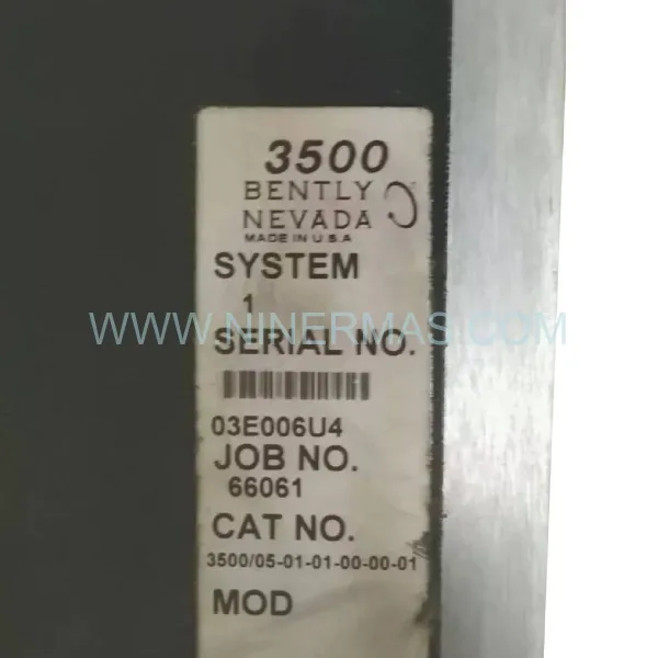 Original Bently Nevada 3500/05-01-01-00-00-01 Spare Part Component