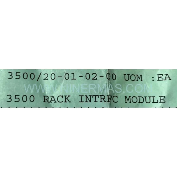 Original Bently Nevada 3500/20-01-02-00 Spare Part Component