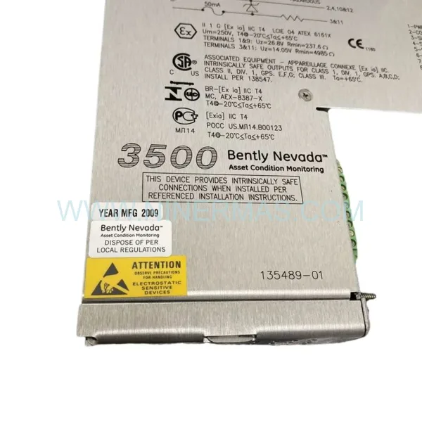 Original Bently Nevada 3500/42-04-00 Spare Part Component