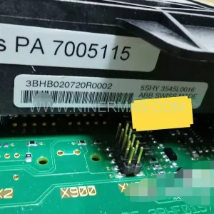 3BHB020720R0002 Input Module Rear Side & Label - ABB