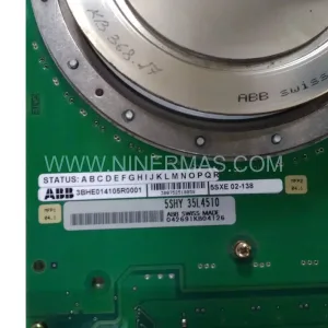 ABB 3BHE014105R0001 Module Details & Connectors View