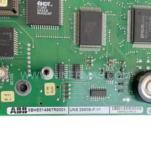 3BHE014967R0001 Input Module Rear Side & Label - ABB