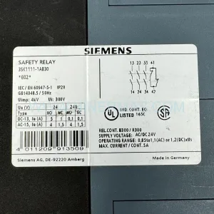 Siemens 3SK1111-1AB30 SIRIUS Safety Relay Basic Unit 24V AC/DC New Original Ready to ship