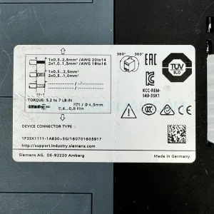 Siemens 3SK1111-1AB30 SIRIUS Safety Relay Basic Unit 24V AC/DC New Original Ready to ship