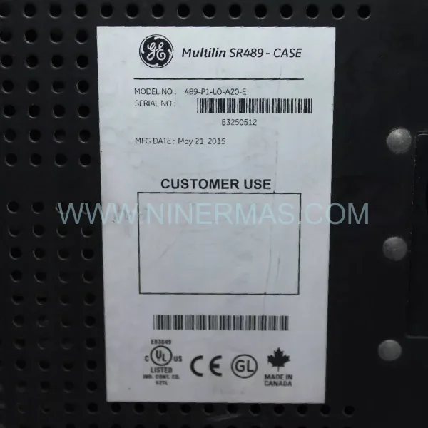 Original GE 489-P1-LO-A20-E - Industrial Spare Parts