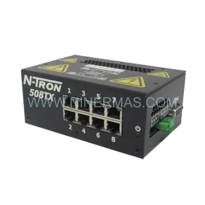 N-TRON 508TX | 8-Port Unmanaged Industrial Ethernet Switch