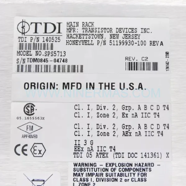 Original Honeywell 51199930-100 - Industrial Spare Parts
