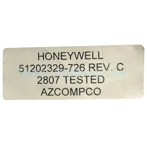 Honeywell 51202329-726 | Industrial Safety & Performance Component