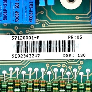 57120001-P Input Module Rear Side & Label - ABB
