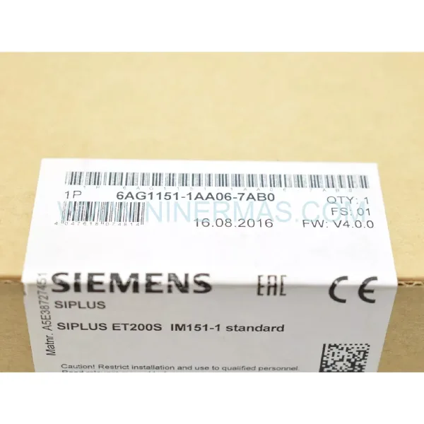 Original Siemens 6AG1151-1AA06-7AB0 Input Module - Industrial Retrofit Component
