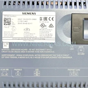 6AV2124-0GC01-0AX0 Input Module Rear Side & Label - Siemens