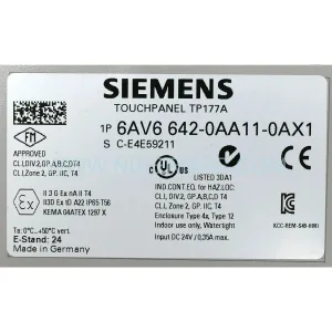 Siemens 6AV6642-0AA11-0AX1 OP 77A Operator Panel New Original Ready to ship