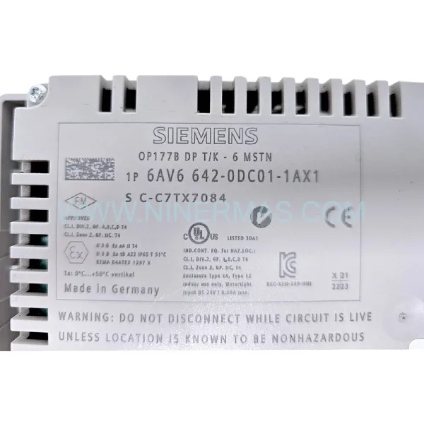 Original Siemens 6AV6642-0DC01-1AX1 Input Module - Industrial Retrofit Component