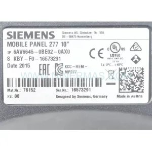 Original Siemens 6AV6645-0BE02-0AX0 Input Module - Industrial Retrofit Component