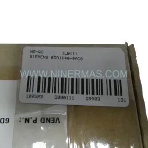 6DD1640-0AC0 Input Module Rear Side & Label - Siemens