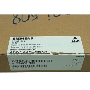 6DD1660-0BA0 Input Module Rear Side & Label - Siemens