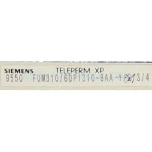 Original Siemens 6DP1310-8AA Input Module - Industrial Retrofit Component