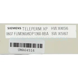 Siemens 6DP1360-8BA TELEPERM XP FUM 360 Fail-Safe Counting Module New Original Ready to ship