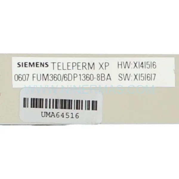 Siemens 6DP1360-8BA TELEPERM XP FUM 360 Fail-Safe Counting Module New Original Ready to ship