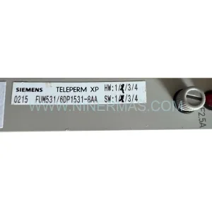 6DP1531-8AA Input Module Rear Side & Label - Siemens