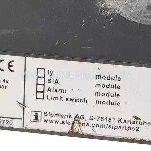 6DR5010-0NG00-0AA0 Input Module Rear Side & Label - Siemens